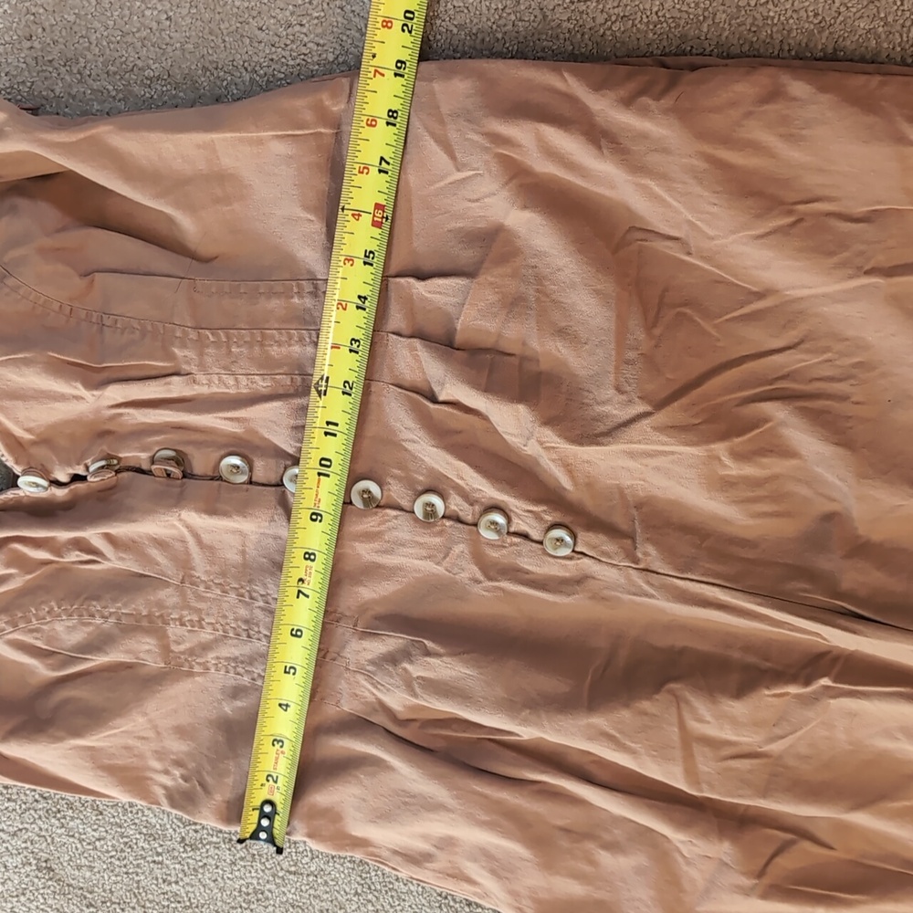 Universal Thread Tan Button-Front Jumpsuit - Picture 12 of 15